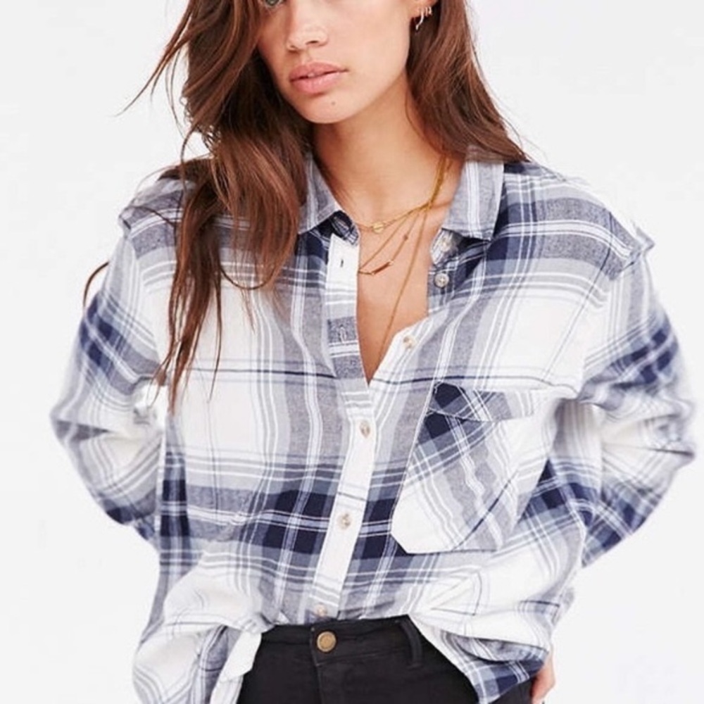 {BDG} Urban Outfitters | Plaid Flannel Long Sleeve Button Down~ Size Medium